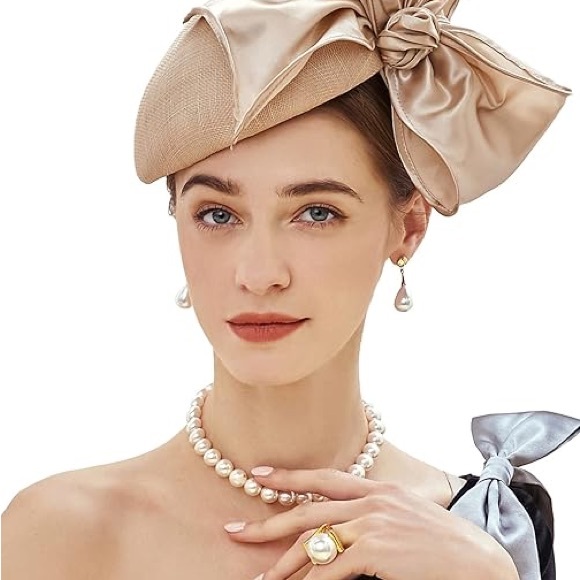 Babeyond Fascinator Hat champagne - Picture 2 of 2